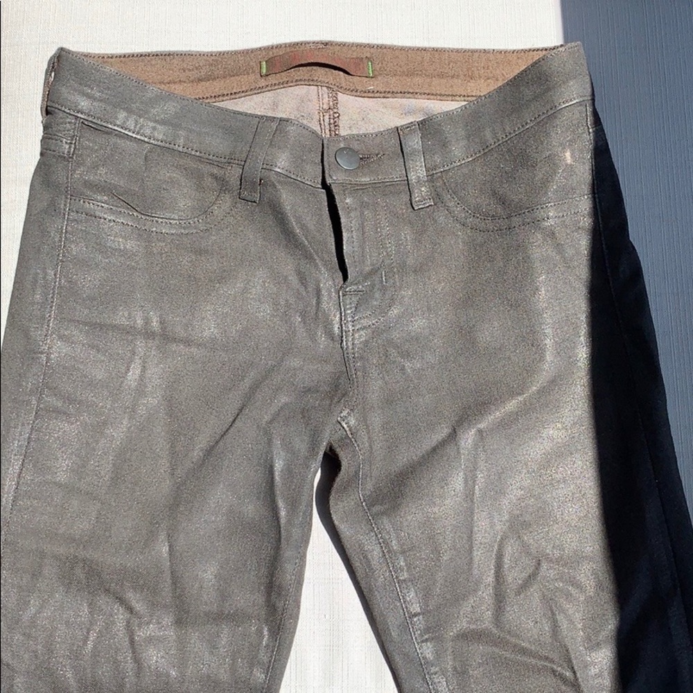 J Brand Maria Coated Skinny Jeans